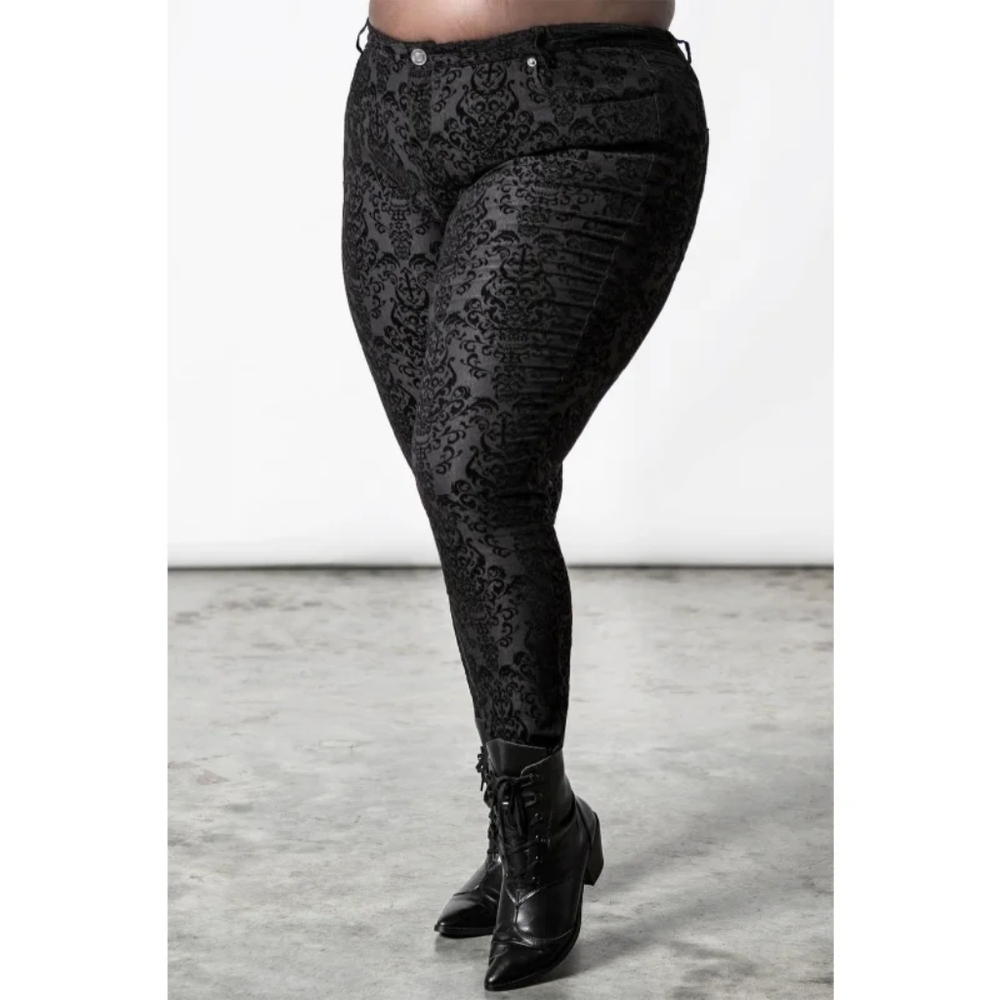 Killstar Exorcist Flocked Jeans 4XL